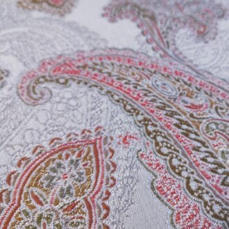 Жаккард  - коралловый, Бельгия, 139 см.