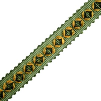7/8" ORSAY SILK DIAMOND BRAID