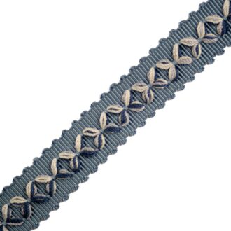 7/8" ORSAY SILK DIAMOND BRAID