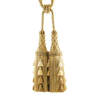 11" ORSAY SILK DOUBLE TASSEL TIEBACK