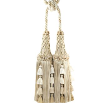 11" ORSAY SILK DOUBLE TASSEL TIEBACK
