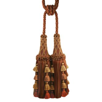11" ORSAY SILK DOUBLE TASSEL TIEBACK