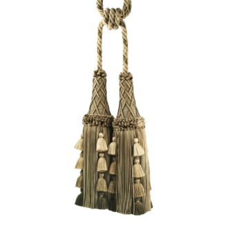 11" ORSAY SILK DOUBLE TASSEL TIEBACK