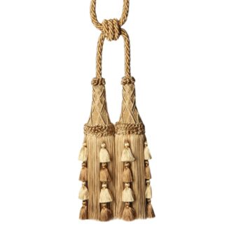 11" ORSAY SILK DOUBLE TASSEL TIEBACK
