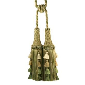 11" ORSAY SILK DOUBLE TASSEL TIEBACK