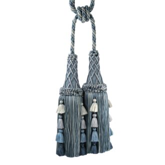 11" ORSAY SILK DOUBLE TASSEL TIEBACK