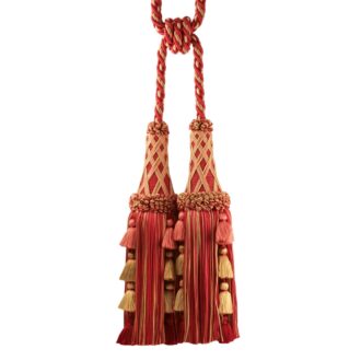 11" ORSAY SILK DOUBLE TASSEL TIEBACK