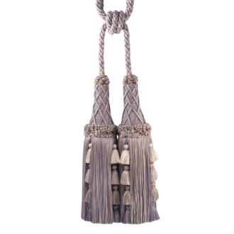 11" ORSAY SILK DOUBLE TASSEL TIEBACK