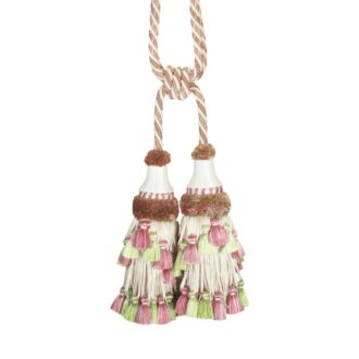 LA PETITE SILK DBL TSL TIEBACK