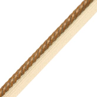 3/8" BRAIDED LEATHER CORD WITH TAPE