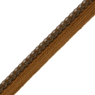 3/8" BRAIDED LEATHER CORD WITH TAPE