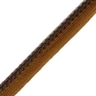 3/8" BRAIDED LEATHER CORD WITH TAPE