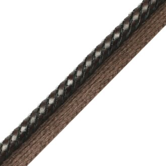 3/8" BRAIDED LEATHER CORD WITH TAPE