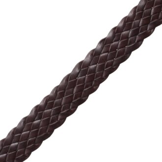 1" WOVEN ITALIAN LEATHER BRAID