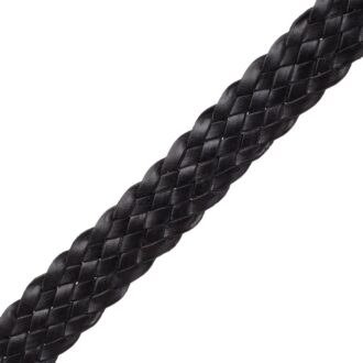 1" WOVEN ITALIAN LEATHER BRAID