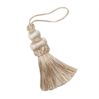 3" LE JARDIN SILK KEY TASSEL