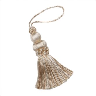 3" LE JARDIN SILK KEY TASSEL