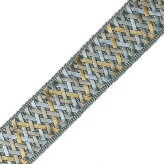1.4" NORMANDY SILK HANDWOVEN BRAID