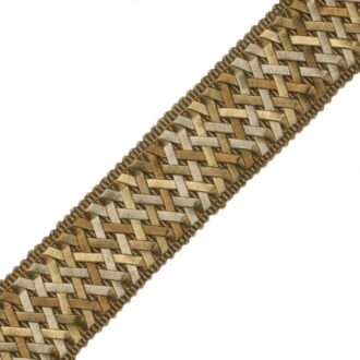 1.4" NORMANDY SILK HANDWOVEN BRAID