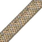 1.4" NORMANDY SILK HANDWOVEN BRAID