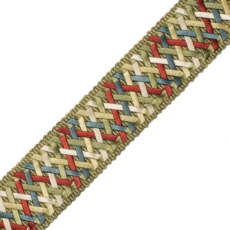 1.4" NORMANDY SILK HANDWOVEN BRAID