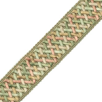 1.4" NORMANDY SILK HANDWOVEN BRAID