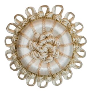 2.5" NORMANDY SILK ROSETTE