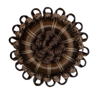 2.5" NORMANDY SILK ROSETTE