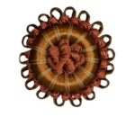 2.5" NORMANDY SILK ROSETTE
