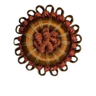 2.5" NORMANDY SILK ROSETTE