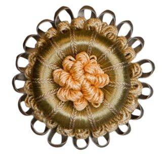 2.5" NORMANDY SILK ROSETTE