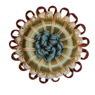 2.5" NORMANDY SILK ROSETTE
