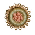2.5" NORMANDY SILK ROSETTE