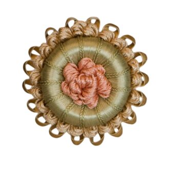 2.5" NORMANDY SILK ROSETTE