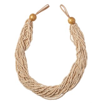 MARTINIQUE ROUND BEADED HOLDBACK