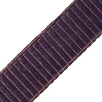 2" CHLOE PLEATED VELVET BORDER