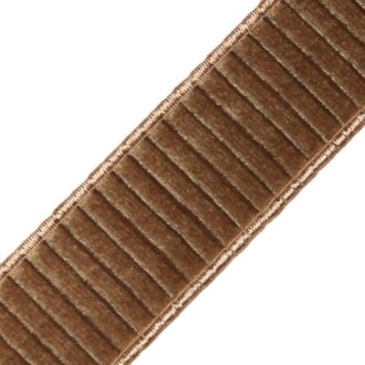 2" CHLOE PLEATED VELVET BORDER