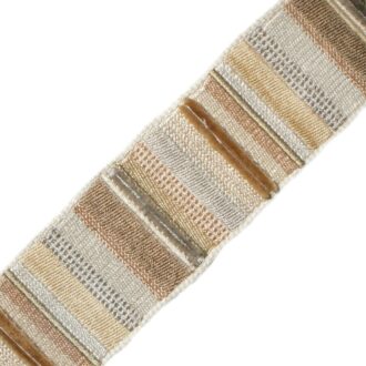 2" NATASHA STRIPED EMBROIDERED BORDER