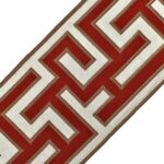 5" GREEK FRET EMBROIDERED BORDER