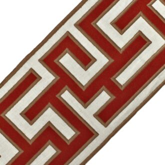 5" GREEK FRET EMBROIDERED BORDER