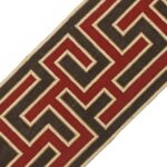 5" GREEK FRET EMBROIDERED BORDER