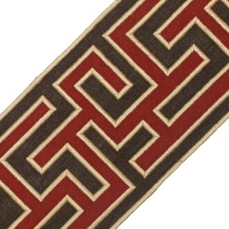 5" GREEK FRET EMBROIDERED BORDER