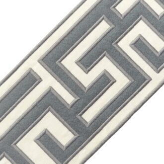 5" GREEK FRET EMBROIDERED BORDER