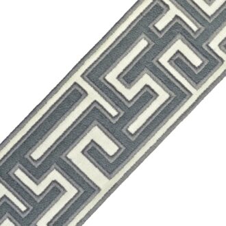 2.75" GREEK FRET EMBROIDERED BORDER