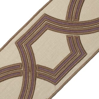 5" OGEE EMBROIDERED BORDER