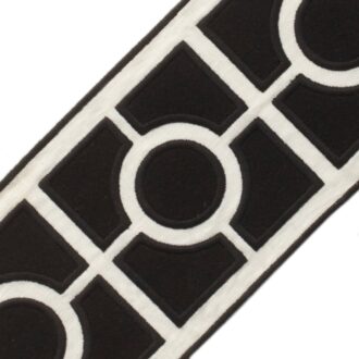 5" PALLADIO EMBROIDERED BORDER