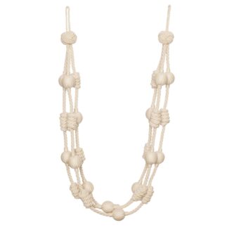 HARBOUR BEADED & KNOTTED HOLDBACK