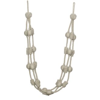 HARBOUR BEADED & KNOTTED HOLDBACK