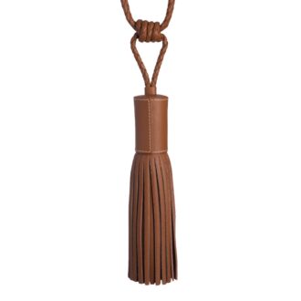 TOSCANA LEATHER TASSEL TIEBACK