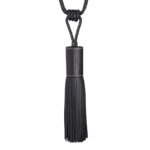 TOSCANA LEATHER TASSEL TIEBACK
